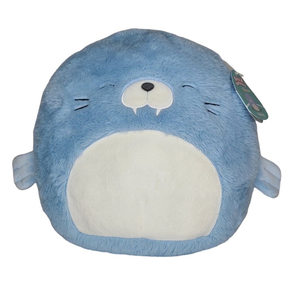 Squishmallows Fuzzamallows Harvey the Walrus Plush Stuffed Animal 12" NWT
